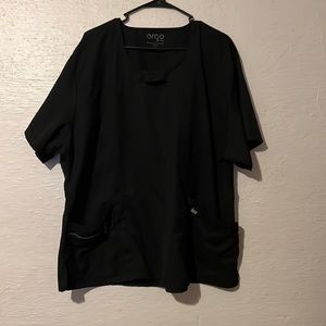 Women’s Black Scrub Top